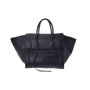 Celine Luggage Phantom Leather Black